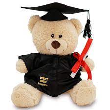 Cap Gown Graduation Teddy Bear Ide Hadiah Hadiah Ide