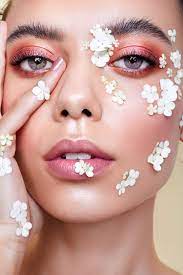 Make Up Trend Editorial Make Up Shootingmake Up Und Make Up Idee Haartrend Frisurenidee Shooting Fotosho Flower Makeup Photoshoot Makeup Editorial Makeup