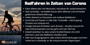 Radfahren Corona Im Uberblick Erlaubt Rennrad Radladen Ciclista Net In 2020 Radfahren Rennrad Training Fahrrad Zitate