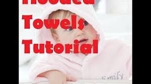 This tutorial will give you all of the instructions needed to make your own hooded bath towel for a baby or toddler. How To Make Hooded Towels Baby Bath Towel Youtube