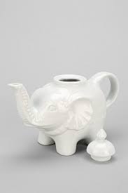 Elephant Teapot Accessoires De The Elephant Blanc Elephant
