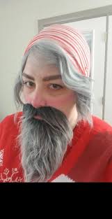 Kumis palsu berperekat dan beruang baru Shaolin rambut wajah palsu Aksesori  kostum untuk dewasa Warna Hitam kumis palsu S