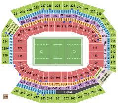 Lincoln Financial Field Seating Chart Philadelphia