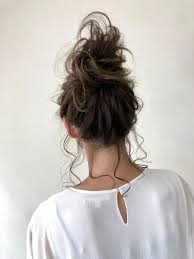 ルーズお団子ヘア Hair2019 ゆるふわ ヘアアレンジヘア