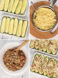 What can you stuff zucchini with. Stuffed Zucchini Recipe With Sausage Belly Full