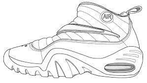 The nba is no longer restricting the shoe colors that players can wear for a given game, which was a welcomed change that should make for awesome sneaker colorways making appearances on a nightly basis. Coloring Pages Of Basketball Shoes Coloring And Drawing