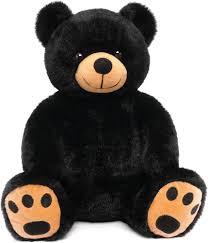 Amazon.com: WEIGEDU Black Teddy Bear Stuffed Animals Plush Toys, Stuffed Black  Bear, Teddy Bear Plush Toys for Boy Girl Kids Birthday : Toys & Games
