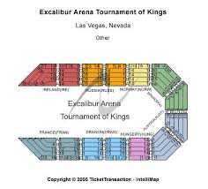 Excalibur Arena Excalibur Hotel Casino Seating Chart