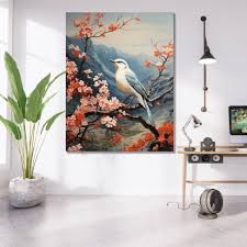 Tablou Canvas - White Bird – The Print Studio