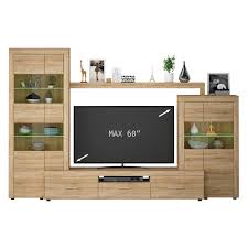 Sehr gut erhaltene wohnwand zu verkaufen. Wohnwand Sonoma Eiche 308 Cm Breit Online Bei Roller Kaufen
