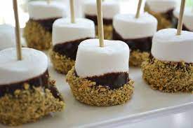 S Mores On A Stick Easy For Bbq Party Eat Dessert Desserts Dessert Recipes
