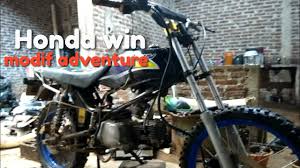 Brosis tentu pernah mendengar honda win yang begitu fenomena dikalangan penyuka motor laki tapi fungsional. Honda Win Modif Trail Adventure Modifikasi Trail Proses 80 Youtube