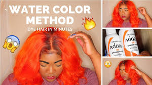 It's hard to find the best orange hair dye that will give you the results you want. Dye Hair Orange Quick Using Watercolor Method From Blonde To Bomb Kyla Danielle Youtube