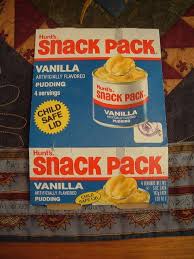 Find great snack recipe ideas like berrylicious fondue . Vintage Hunt S Snack Pack Pudding Box Snack Packs Snack Pack Pudding Childhood Memories