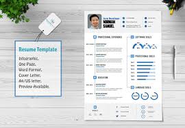 Infographic resume template + cover letter. Best Infographic Resume Template With Cover Letter Template Resumesmag