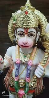 1 Feet marble Hanuman ji moorti, Temple at ₹ 11500/piece in Jaipur