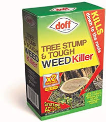 This can kill tree stumps, ivy japanese knotweed, saplings, brambles and nettles. Doff Tree Stump Killer Tough Weedkiller Super Strength 2 X Doff Tree Stump And Tough Weedkiller Sachets By Thomspon And Morgan Amazon Co Uk Garden Outdoors