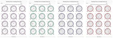 Maybe you would like to learn more about one of these? Reading And Sketching Time On Analog Clocks Math Drills News And Updates
