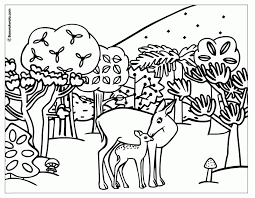 Bird, predator and herbivore vector symbol stock web. Jungle Scene Coloring Pages Coloring Home