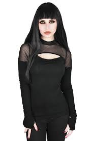 Black pistol is a brand of male and female goth clothes, brought to you by the same people who design and make aderlass, sektor1 and mode wichtig. Tori Long Sleeve Top In 2020 Killstar Clothing Long Sleeve Tops Fashion
