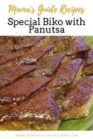 Special Biko With Panutsa Biko Recipe Recipes Filipino Food Dessert