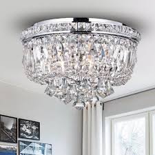 Maybe you would like to learn more about one of these? Rosdorf Park Jodi 3 Light 14 Unique Statement Bowl Flush Mount Crystal Chandelier Lighting Light Beach House Lighting