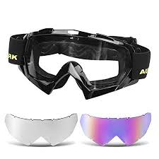 Aully Park Motorcycle Goggles Dirt Bike Goggles Grip For Helmeti œ Atv Motocross Mx Goggles Glasses With 3 Le Motorcycle Goggles Goggles Glasses Atv Motocross