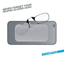 And get free replacement glasses forever! Thinoptics Reading Glasses On Your Phone 1 00 Black Glasses White Universal Pod Case Fsastore Com