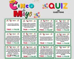 Cinco de mayo trivia answers 1. Cinco De Mayo Game Etsy