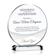 Custom Circular Crystal Appreciation Award Plaque Design Award Plaques Appreciation