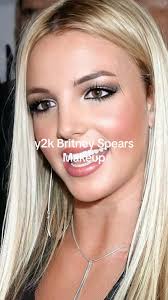 y2k britney spears makeup look 🤍Products used: Auric Glowlust Foundation  in Pyrite, One Size Turn Up the Base Concealer, Kara Beauty Contour Stick,  Elf halo glow setting powder, Kara Beauty Blush in ...