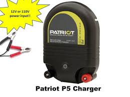 Ideal for livestock or predator control; Electric Fence Energizer Charger Patriot P5 For All Livestock Cows Horses Etc