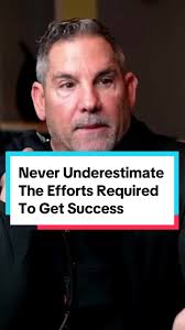 Never Underestimate Efforts Needed for Success