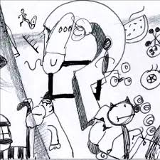 "Katalog of Flaws" by by Marv Newland is so amazing! See the full animation  at Vanimation Film Festival