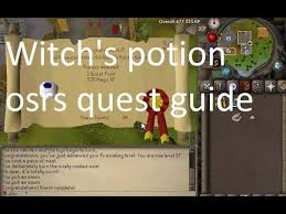 Some constellations do not give experience in any skill. Osrs Witch S Potion Quest Guide Youtube