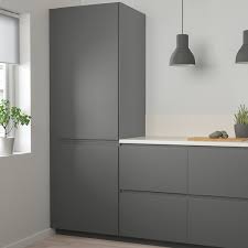 Voxtorp is a smooth door with integrated handles. Voxtorp Dark Grey Door 40x40 Cm Ikea