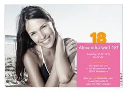 Geburtstag als große sache behandeln, weil es betrachtet wird, die zeit zu sein, wann sie offiziell von einem baby zu einer dame umwandeln. Einladungskarte 18 Geburtstag Alexa