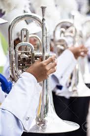 Instrumentation typically includes brass, woodwind, and percussion instruments. Marching Band Instruments Stock Photo Picture And Royalty Free Image Image 47419194