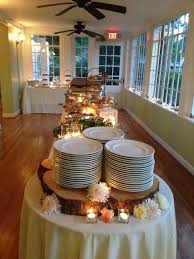 Like The Round Table At The End For Plates Decorated With Some Candles And Flowers Like Levels On Rehearsal Dinner Decorations Buffet Food Dinner Decoration