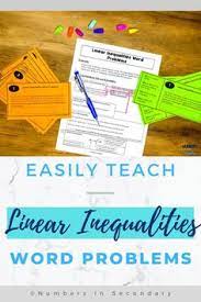 Systems of inequalities worksheet in an understanding medium can be used to try students capabilities and knowledge by answering questions. 900 Linear Inequalities Ideas In 2021 Linear Inequalities Algebra Activities School Algebra