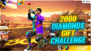 Use our latest #1 free fire diamonds generator tool to get instant diamonds into your account. Garena Free Fire Live 2000 Diamond Gift Challenge Youtube
