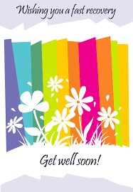 Get Well Card Free Printable Fast Recovery Flowers Greeting Card Get Well Soon Get Well Cards Printable Cards