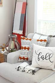 Fall living room poufs by inspired by charm. Fall Living Room Decor Clean And Scentsible