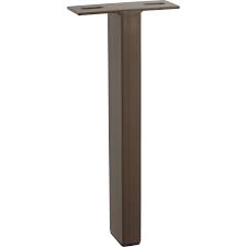 Pied De Lit Sommier Carre Fixe Metal Epoxy Marron 24 Cm Pied De Lit Lit Sommier Pied De Sommier