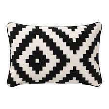 Black And White Lumbar Pillow Cover Ikea Lappljung Ruta Cushion Cover 16 X 26 White Black Accent Pillow Nop Fs Ikea Pillows Cushion Cover Black And White Pillows