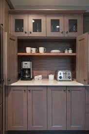 A coffee bar shelf is something you should really pay attention to. 28 Coffee Station Ideas Built Into Your Kitchen Cabinets Decor Snob
