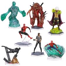 A page for describing funny: Spider Man Far From Home Figure Play Set Shopdisney