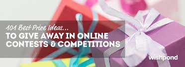 Welcome to my contest page. 101 Best Prize Ideas To Give Away In Online Contests Competitions