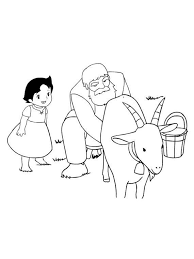 Dibujo Para Colorear De Heidi Ausmalbilder Ausmalen Malbilder