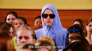 She Doesn T Even Go Here Heather Clay Reminds Me Of How Kels Can Never Get This Quote Right Mean Girl Quotes Best Mean Girls Quotes Favorite Movie Quotes